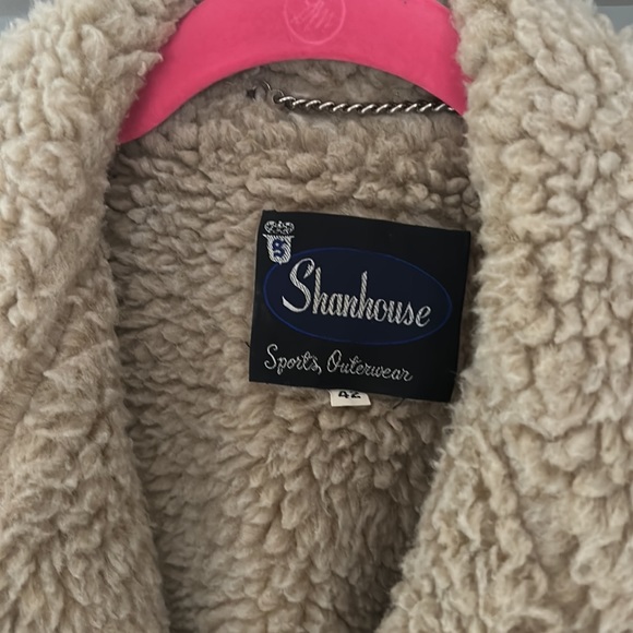 Super rare vintage Shanhouse sports outerwear suede and Sherpa coat - Picture 3 of 7